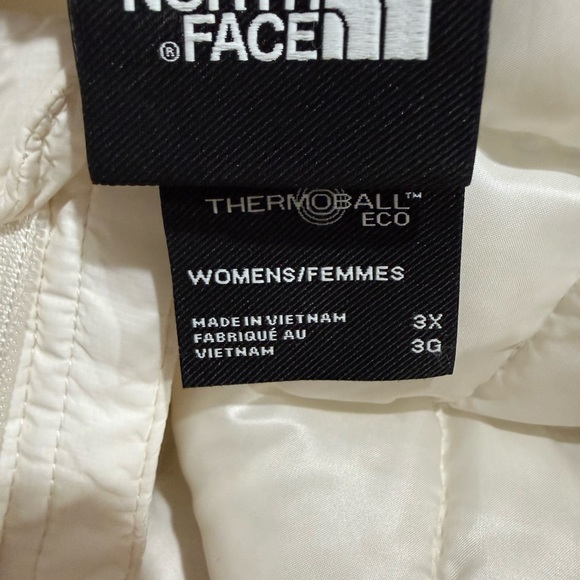The North Face Women's Gardenia White Slim Fit Jacket SZ 3X - Picture 7 of 7